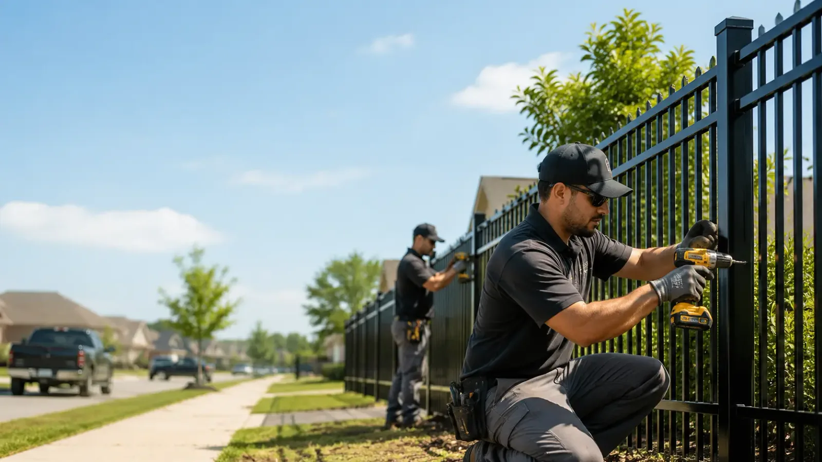 Metal Fence Installation in Troup, TX